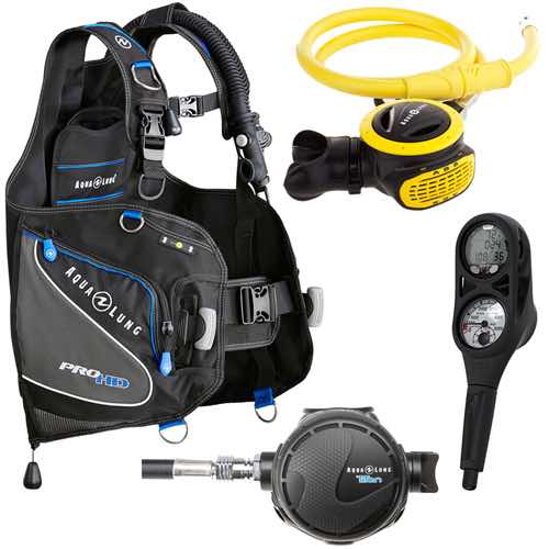 Get outfitted with gear to match your diving style