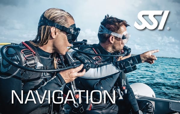 Get certified in underwater navigation with our scuba pros