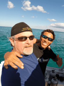 Owner Jeff Powelson tropical diving