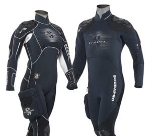 Stay warm in the Novascotia semi-dry suit